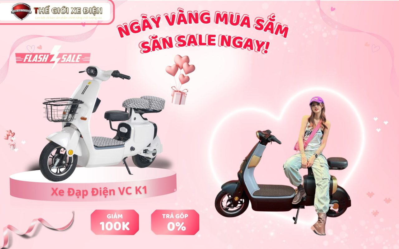 Giá VC K1 Plus 2025 Rẻ Bất Ngờ, Cơ Hội Sở Hữu Xe Điện Hot Nhất 2025!