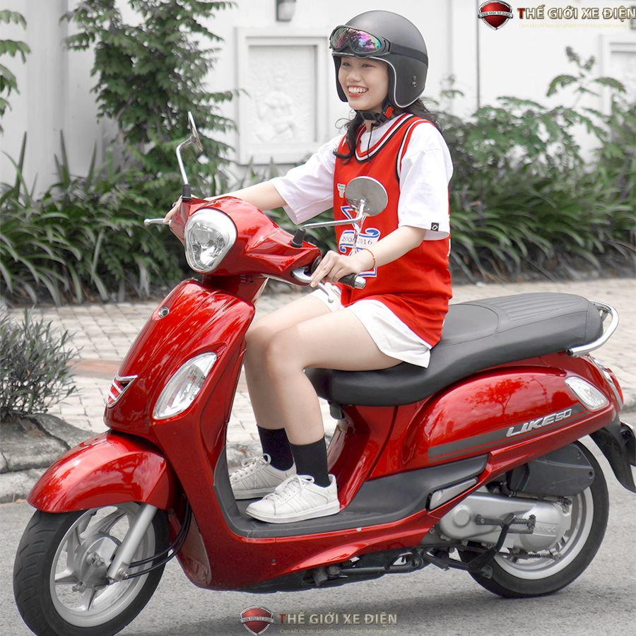 Xe Ga 50cc KYMCO Like Sơn Bóng - Ảnh 4