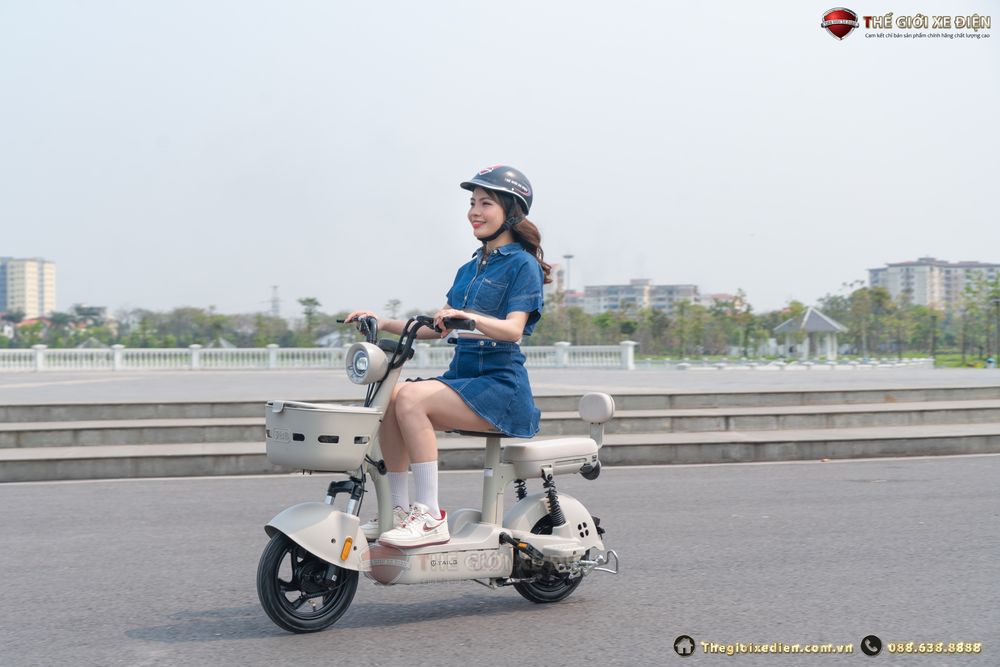 Tailg JY33 Mini Bike siêu nhỏ gọn, đáng yêu, dễ dắt