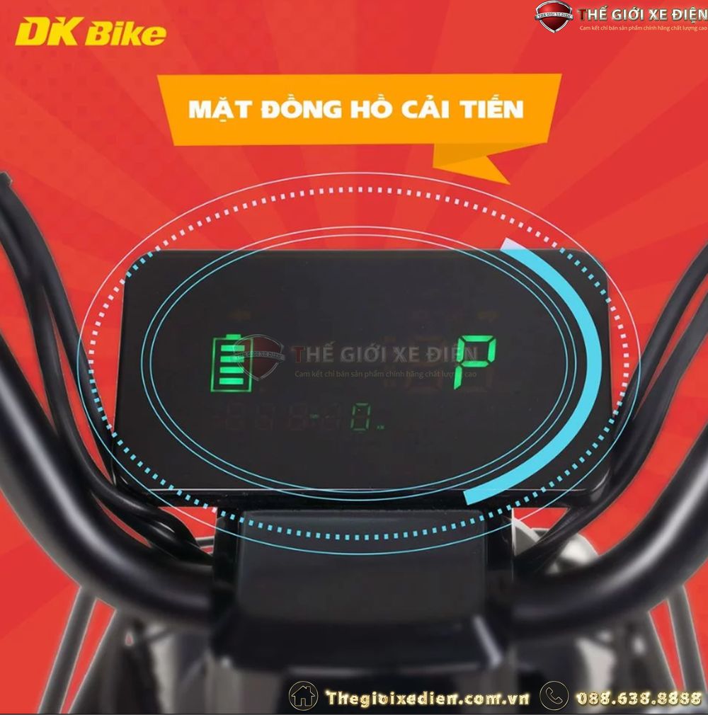 Xe Đạp Điện DK 133M Dùng 4 Ắc quy 24Ah - Ảnh 3