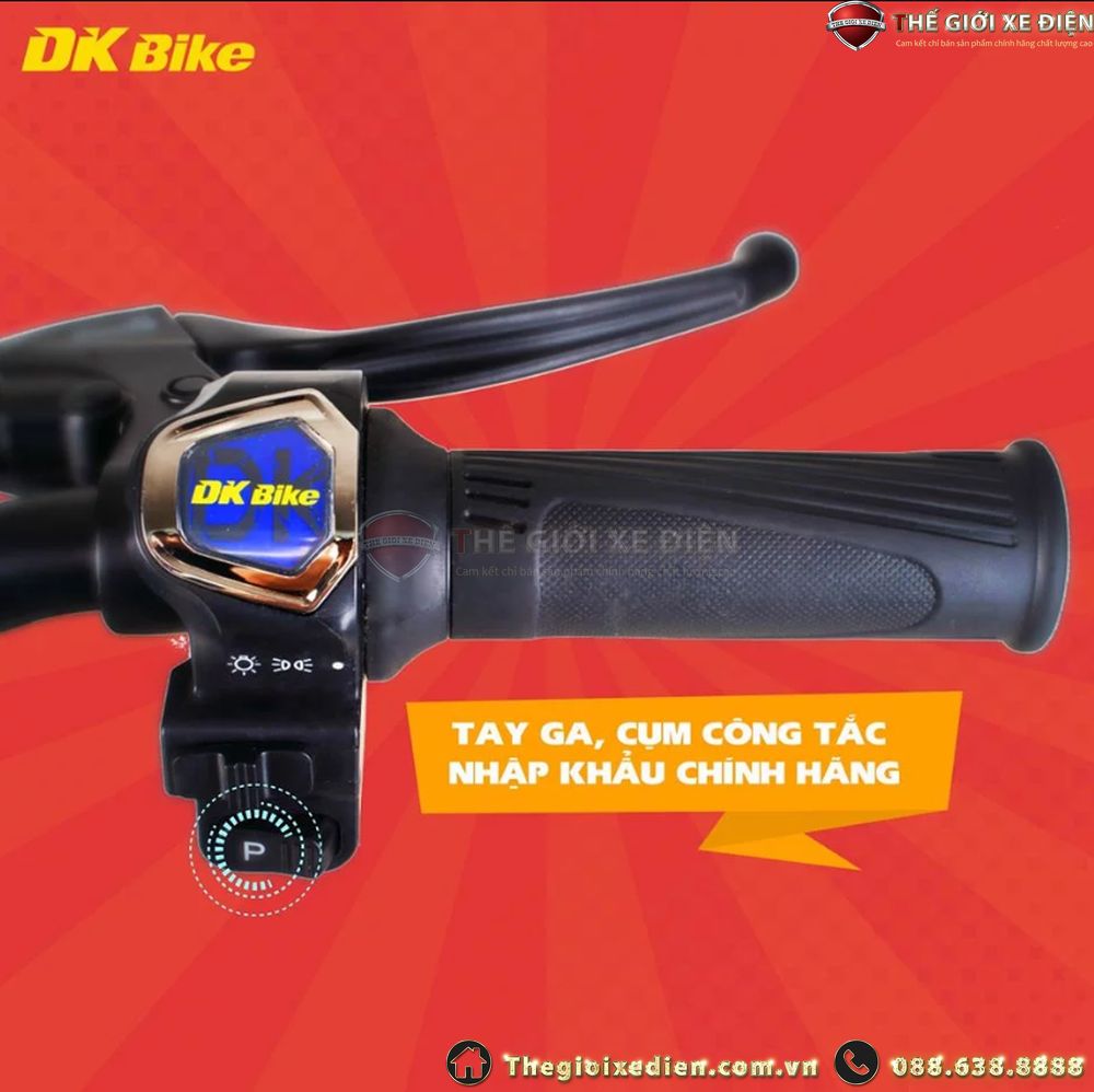 Xe Đạp Điện DK 133M Dùng 4 Ắc quy 24Ah - Ảnh 4