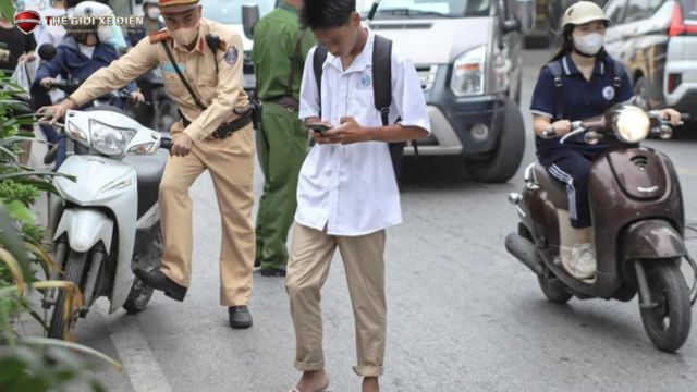 Thực trạng vi phạm giao thông của học sinh